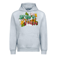 Heather Grey Grow In Faith Urban Hoodie - LillyAllenDesigns