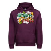 Mauve Wine Grow In Faith Urban Hoodie - LillyAllenDesigns