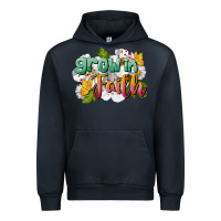 Navy Grow In Faith Urban Hoodie - LillyAllenDesigns