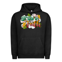 Pigment Black Grow In Faith Urban Hoodie - LillyAllenDesigns