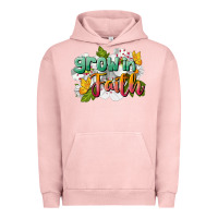 Pigment Salmon Grow In Faith Urban Hoodie - LillyAllenDesigns