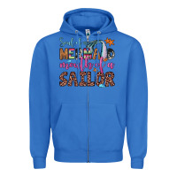 True Royal soul of a mermaid mouth of a sailor Zipper Hoodie - JahusDesignShop