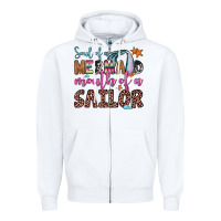 White soul of a mermaid mouth of a sailor Zipper Hoodie - JahusDesignShop