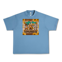 Pebble Blue coffee time gnomies mug coaster Urban Heavy Tee - BarkalooDesign