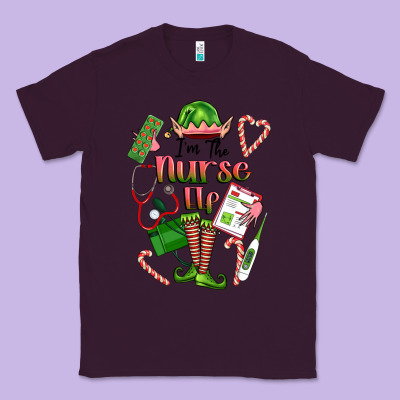 Im The Nurse Elf Classic Tee Designed By Fadigitalartstudio
