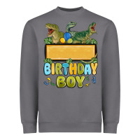 Storm customized dinosaur birthday boy Heavyweight Sweatshirt - MaliasSmallBusiness