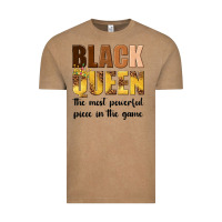 Vintage Coffee black queen the most powerful piece in the game Vintage Tee - texasbilliewilder