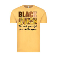 Vintage Mustard black queen the most powerful piece in the game Vintage Tee - texasbilliewilder