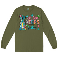 Army Green Oh for peeps shake Long Sleeve Tee - Neo Western
