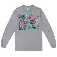 Heather Grey Oh for peeps shake Long Sleeve Tee - Neo Western