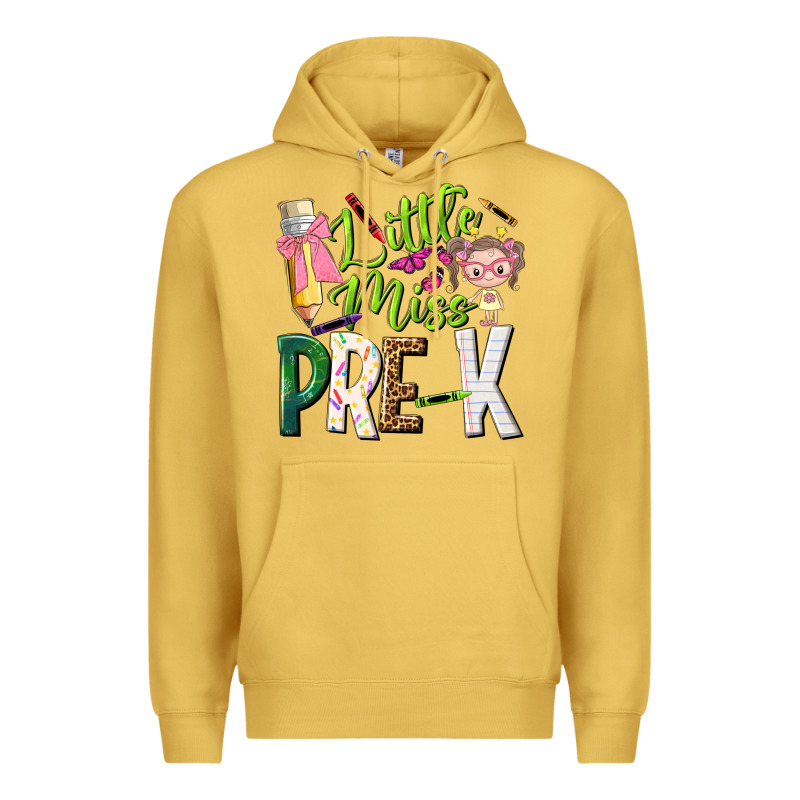 Little Miss Pre K Premium Hoodie by NancyCooperArtShop | Teevron