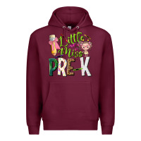 Burgundy little miss pre k Premium Hoodie - NancyCooperArtShop
