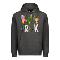 Charcoal Heather little miss pre k Premium Hoodie - NancyCooperArtShop