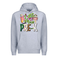 Heather Grey little miss pre k Premium Hoodie - NancyCooperArtShop