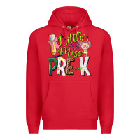 Red little miss pre k Premium Hoodie - NancyCooperArtShop