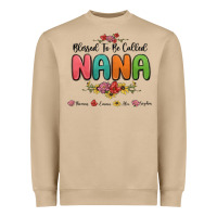 Mushroom blessed to be called nana Heavyweight Sweatshirt - MaliasSmallBusiness