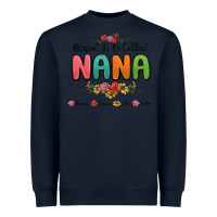 Navy blessed to be called nana Heavyweight Sweatshirt - MaliasSmallBusiness