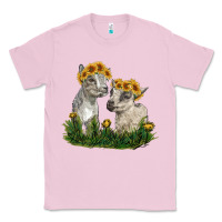 Bubblegum Pink baby goats Classic Tee - RanaPortraitStore