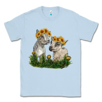 Dusty Blue baby goats Classic Tee - RanaPortraitStore