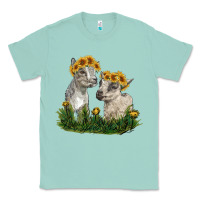 Seafoam baby goats Classic Tee - RanaPortraitStore
