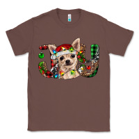 Chestnut christmas chihuahua joy Classic Tee - BarkalooDesign