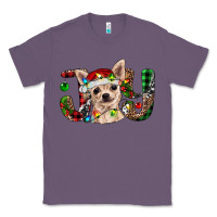 Lavender christmas chihuahua joy Classic Tee - BarkalooDesign