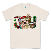 Natural christmas chihuahua joy Classic Tee - BarkalooDesign