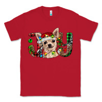 Red christmas chihuahua joy Classic Tee - BarkalooDesign