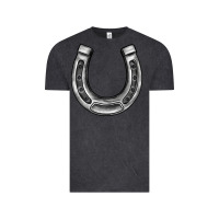 Vintage Black horseshoe Vintage Tee - BarkalooDesign
