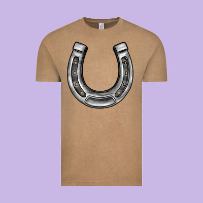 Horseshoe Vintage Tee Designed By Barkaloodesign