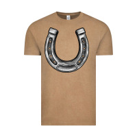 Vintage Coffee horseshoe Vintage Tee - BarkalooDesign