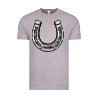 Vintage Zinc horseshoe Vintage Tee - BarkalooDesign