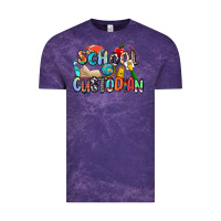 Cloud Purple school custodian Vintage Tee - Zillion Design Studio