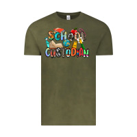 Vintage Olive school custodian Vintage Tee - Zillion Design Studio