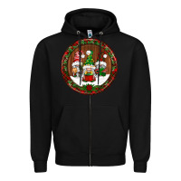Christmas Gnomies Christmas Ornament Zipper Hoodie | Teevron