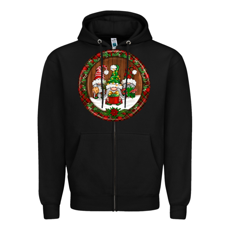 Christmas Gnomies Christmas Ornament Zipper Hoodie by BundleAndBundleShop | Teevron