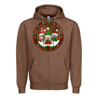 Chestnut christmas gnomies christmas ornament Zipper Hoodie - BundleAndBundleShop