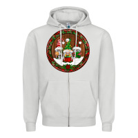 Dove Grey christmas gnomies christmas ornament Zipper Hoodie - BundleAndBundleShop