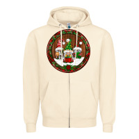Sandshell christmas gnomies christmas ornament Zipper Hoodie - BundleAndBundleShop