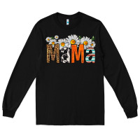Black western daisies mama Long Sleeve Tee - HRA Design Shop