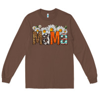 Chestnut western daisies mama Long Sleeve Tee - HRA Design Shop