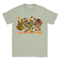 Matcha Peace Love Thankful Classic Tee - CowhideDigitalArt