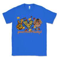 True Royal Peace Love Thankful Classic Tee - CowhideDigitalArt