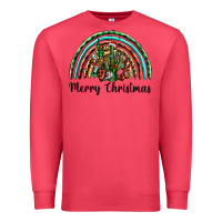 Cardinal merry christmas cactus rainbow Premium Sweatshirt - BarkalooDesign
