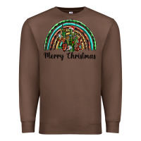 Chestnut merry christmas cactus rainbow Premium Sweatshirt - BarkalooDesign