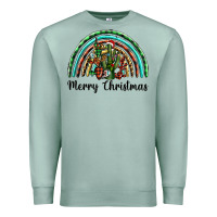 Seafoam merry christmas cactus rainbow Premium Sweatshirt - BarkalooDesign