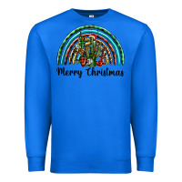 True Royal merry christmas cactus rainbow Premium Sweatshirt - BarkalooDesign