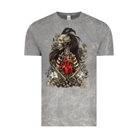 Cloud Rock floral skeleton Vintage Tee - RanaPortraitStore