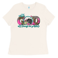 Bone with god all things are possible race Ladies Tee - AdoDesignShop