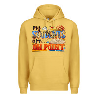 Antique Gold my students are on point Premium Hoodie - NancyCooperArtShop